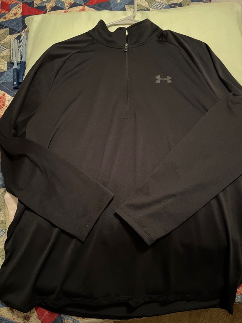 Under Armour Black Half-Zip Performance Pullover